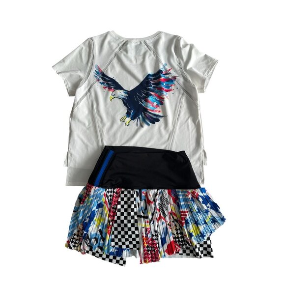 LUCKY IN LOVE X Bethanie Mattek Sands TEAM USA Gold Medal Olympics Worn Set Sz M